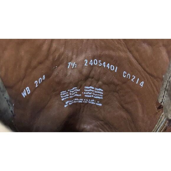 Eight Second Angel Belle Heart Boots Brown Size 7.5 Leather Women's - Picture 9 of 12